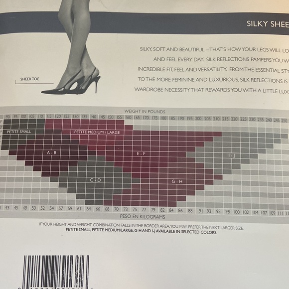 NWT Hanes Silk Reflections GH - Picture 4 of 4